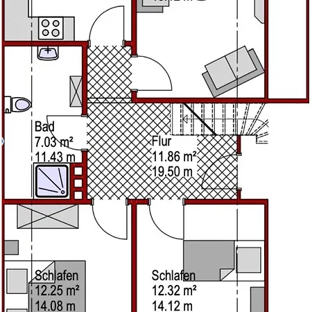 Grietjes Huus Binnenwiese Apartment Borkum